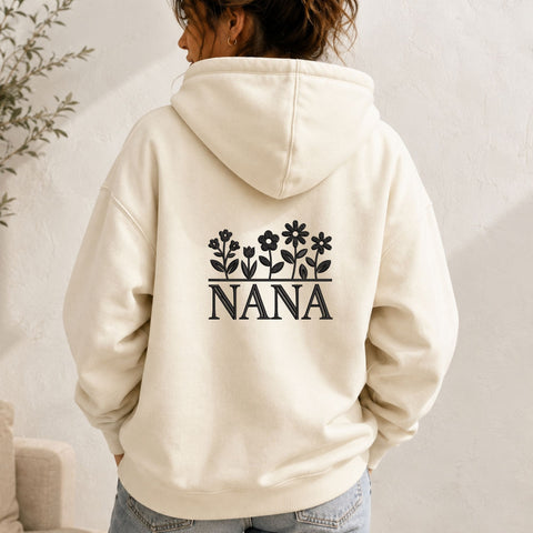 Nana Flowers Machine Embroidery Design – Floral Nana Embroidery File, Grandma Grandmother Gift Design Embroidery/Applique DESIGNS PatternFeed8 