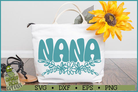 Nana Flowers SVG File SVG Crunchy Pickle 