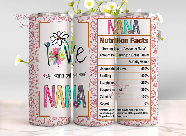 Nana Gifts From Grandchildren, Granddaughter Sublimation WillowSageDesign 