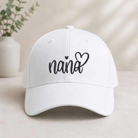 Nana Heart Machine Embroidery Design – Grandma Nana Script Embroidery File, Grandmother Gift Design Embroidery/Applique DESIGNS PatternFeed8 