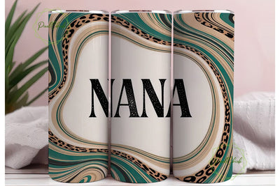 Nana Leopard Tumbler Wrap Sublimation PixelChick 