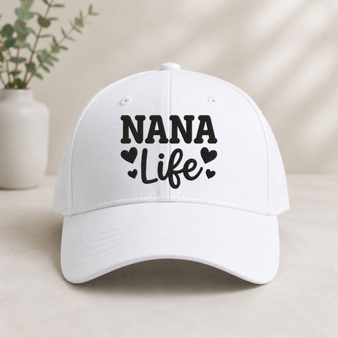 Nana Life Machine Embroidery Design – Nana Heart Embroidery File, Grandma Grandmother Gift Design Embroidery/Applique DESIGNS PatternFeed8 
