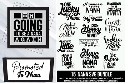 Nana Svg Bundle, Nana Bundle SVG orpitasn 