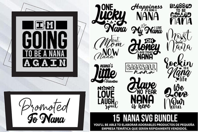 Nana Svg Bundle, Nana Bundle SVG orpitasn 