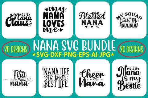 Nana SVG Bundle SVG Syaman 