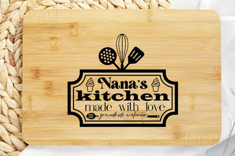 Nanas kitchen made with love grandkids welcome SVG Angelina750 