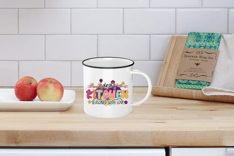 Nana's Kitchen Seasoned with Love PNG Sublimation Sublimation CraftLabSVG 