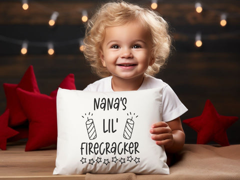 Nanas Lil Firecracker SVG | Fourth of July PNG SVG Paige Cole Studio 