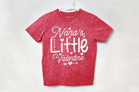 Nana's Little Valentine - Kids Valentines SVG SVG CraftLabSVG 