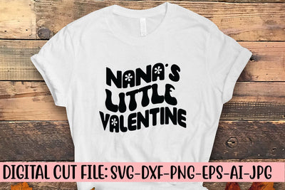 Nana's Little Valentine Retro SVG SVG Syaman 