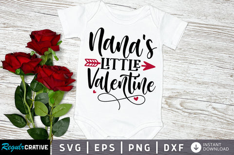 Nanas little valentine SVG Design SVG Regulrcrative 