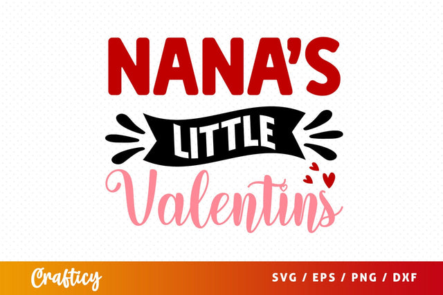 Nanas Little Valentines SVG Design SVG Designangry 