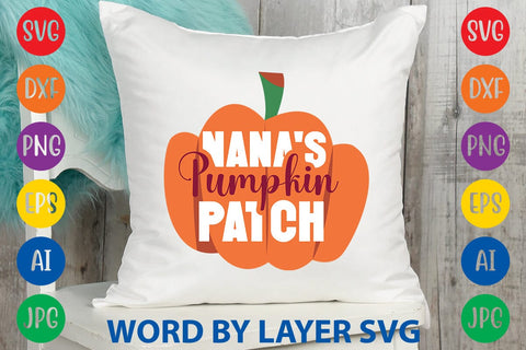 Nana's Pumpkin Patch SVG DESIGN SVG Rafiqul20606 