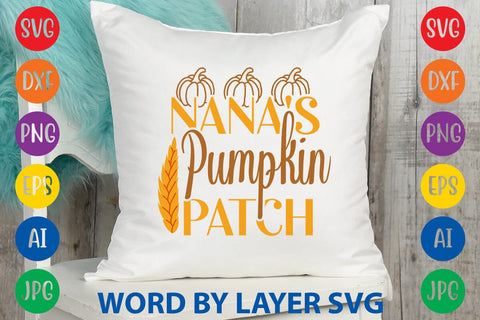 Nana's Pumpkin Patch svg design SVG Rafiqul20606 