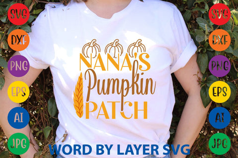 Nana's Pumpkin Patch svg design SVG Rafiqul20606 
