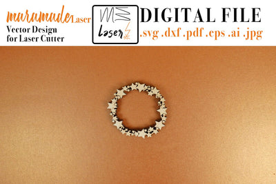 Napkin Holder Christmas Fuzzy Vector File for Laser Cutter. SVG MaramadeLaser 