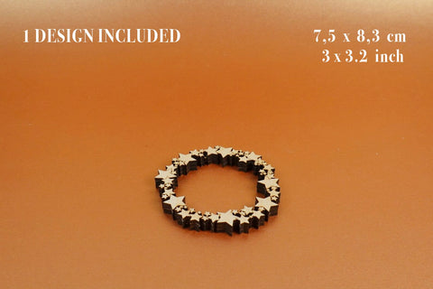 Napkin Holder Christmas Fuzzy Vector File for Laser Cutter. SVG MaramadeLaser 