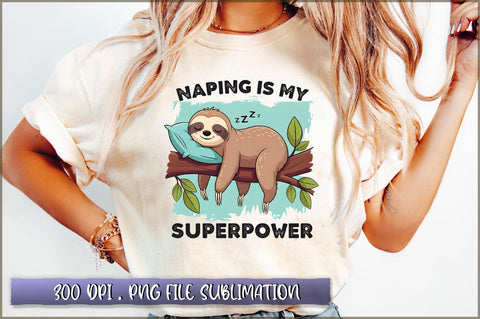 Napping is my superpower Sublimation Sublimation Shetara Begum 