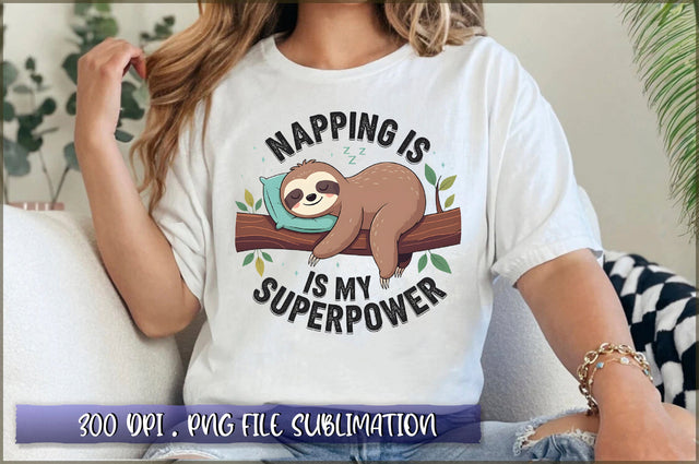 Napping is my superpower Sublimation Sublimation Shetara Begum 