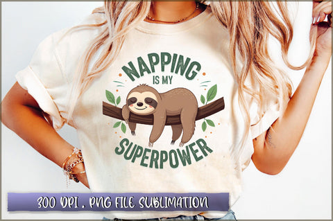 Napping is my superpower Sublimation Sublimation Shetara Begum 