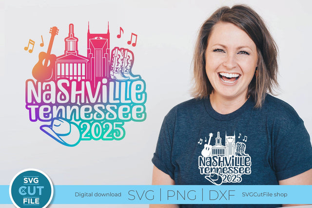 Nashville Tennessee svg, 2025 Family TN Trip SVG-Girls vacation with Friends SVG SVG Cut File 