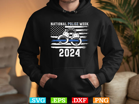 National Police Week 2024 Shirt, Police Svg, Back the Blue Svg, Thin Blue Line Svg, Police Officer Svg, Police Wife Svg, Distressed Flag SVG Creativeart88 