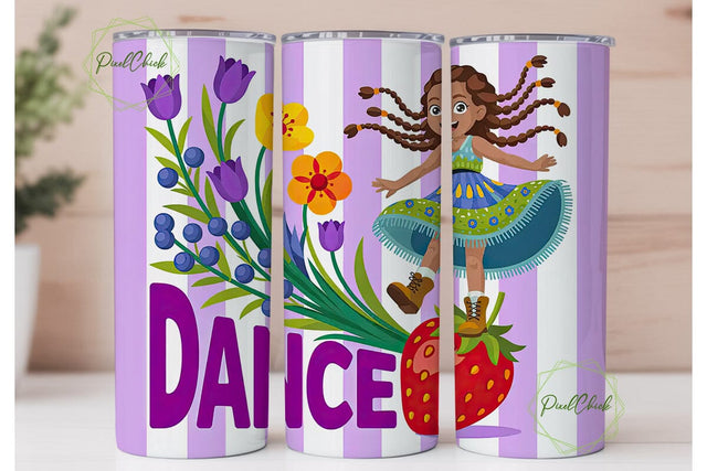 Native American Girl Dancer 20oz Tumbler Sublimation PixelChick 