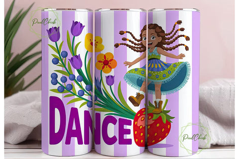 Native American Girl Dancer 20oz Tumbler Sublimation PixelChick 