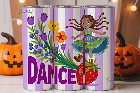 Native American Girl Dancer 20oz Tumbler Sublimation PixelChick 