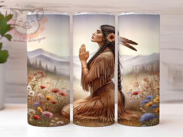 Native American Heritage Tumbler Wrap, Heritage Month Tumbler, Indigenous Pride Sublimation, Tribal Pattern Cup, Cultural Celebration Drinkware, Native American Mug, Heritage Digital Design Sublimation Lara' s Designs 