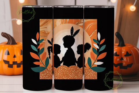 Native American Kids 20oz Tumbler Wrap Sublimation PixelChick 