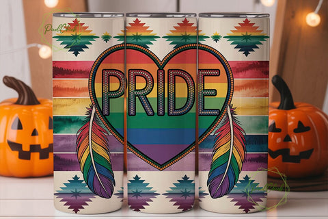 Native American Pride 20oz Tumbler Wrap Sublimation PixelChick 