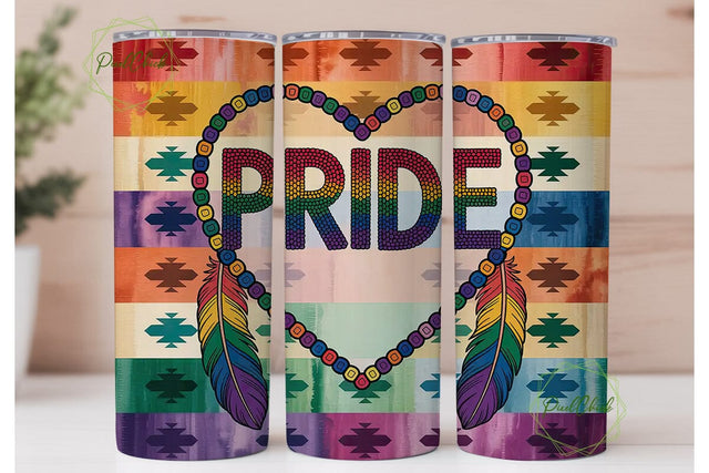 Native American Pride 20oz Tumbler Wrap Sublimation PixelChick 
