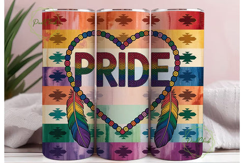 Native American Pride 20oz Tumbler Wrap Sublimation PixelChick 