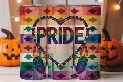 Native American Pride 20oz Tumbler Wrap Sublimation PixelChick 