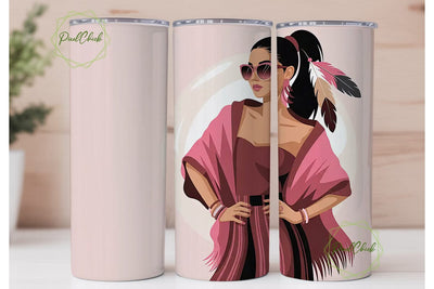 Native Pride 20oz Tumbler Design Sublimation PixelChick 