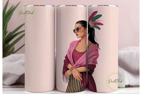 Native Pride 20oz Tumbler Design Sublimation PixelChick 