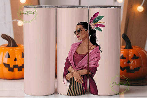 Native Pride 20oz Tumbler Design Sublimation PixelChick 