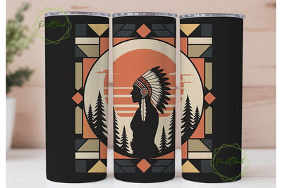 Native Pride 20oz Tumbler Wrap Sublimation PixelChick 