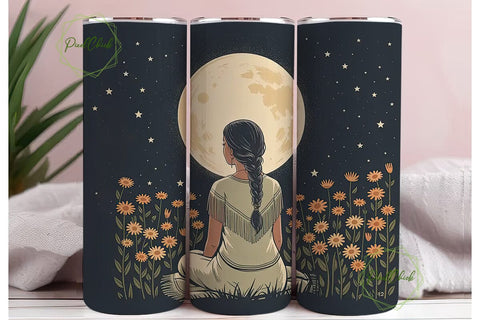 Native Pride 20oz Tumbler Wrap Sublimation PixelChick 