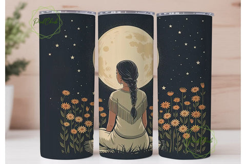 Native Pride 20oz Tumbler Wrap Sublimation PixelChick 