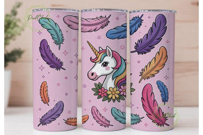 Native Pride Unicorn Tumbler Wrap Sublimation PixelChick 