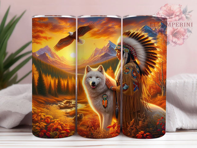 Native Tribal Woman Tumbler Wrap, Indigenous Woman Tumbler, Tribal Woman Sublimation, Cultural Heritage Cup, Native Pride Drinkware, Ethnic Woman Mug, Indigenous Art Digital Sublimation Li Zamperini 