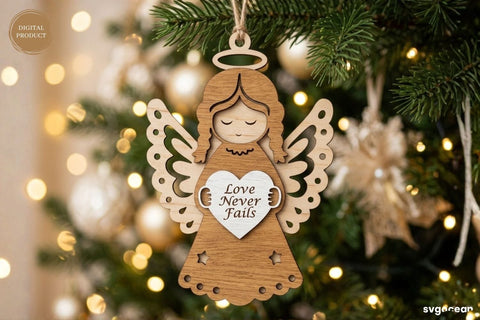 Nativity Angel Ornaments SVG Bundle SVG SvgOcean 