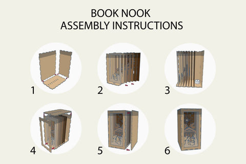 Nativity Book Nook Laser Cut SVG SvgOcean 