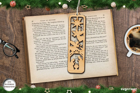 Nativity Bookmarks Laser Cut Bundle SVG SvgOcean 