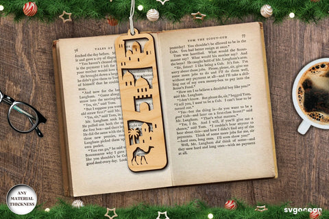 Nativity Bookmarks Laser Cut Bundle SVG SvgOcean 