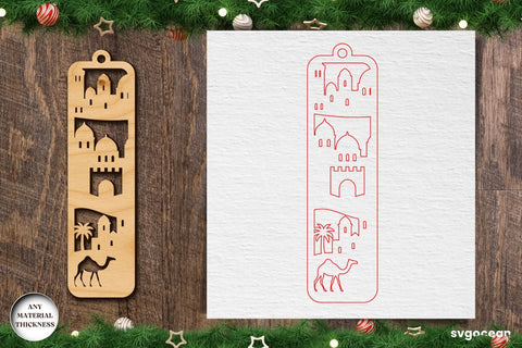 Nativity Bookmarks Laser Cut Bundle SVG SvgOcean 