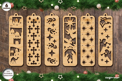 Nativity Bookmarks Laser Cut Bundle SVG SvgOcean 