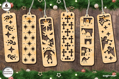 Nativity Bookmarks Laser Cut Bundle SVG SvgOcean 